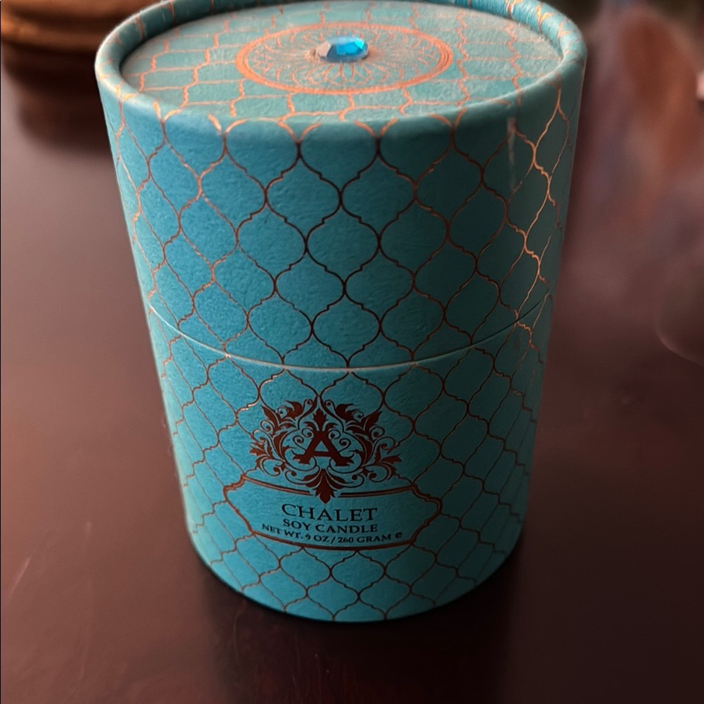 Chalet Soy Candle in Teal